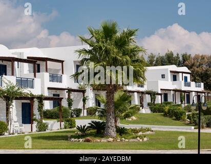 Architekturdetails der griechischen Häuser auf der Insel Kos Griechenland Stockfoto