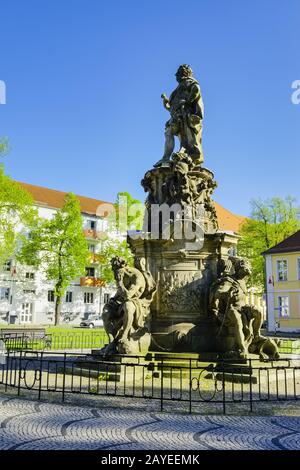 Denkmal Friedrich Wilhelm, Graf Brandenburg, Rathenow, Brandenburg, Deutschland Stockfoto