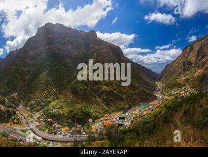 Mountain Village Serra de Aqua-Madeira Portugal Stockfoto