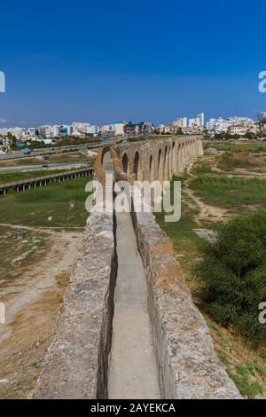 Alter Aquädukt in Larnaka Zypern Stockfoto