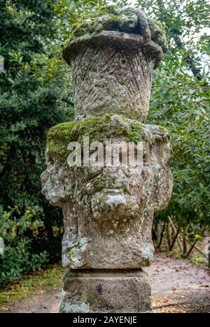 Italien, Latium, der Bomarzo-Garten von Monster ( Giardino Dei Mostri ) - Stockfoto