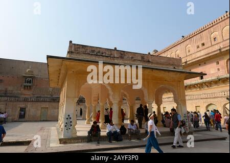 Amber Fort in Jaipur, Rajasthan, Indien Stockfoto