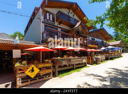 Argentinien Cordoba La Cumbrecita Hotel und Restaurant im deutschen Stil Stockfoto