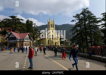 Christuskirche in Shimla, Indien Stockfoto