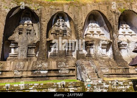 Ganung Kawi Tempels in Insel Bali - Indonesien Stockfoto