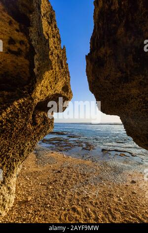 Suluban Strand auf Bali - Indonesien Stockfoto