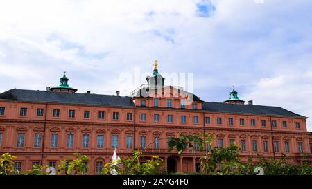 Das schöne Rastatter Schloss in Rastatt, Baden, war ein wichtiger Ort in der Revolution von 1848 Stockfoto