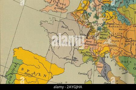 Frankreich im Jahre 172. Stockfoto