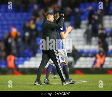 Birmingham, Großbritannien. Februar 2020. Pep Clotet Manager von Birmingham City. Credit: Simon Bissett/One Up Top/Alamy Live News Stockfoto