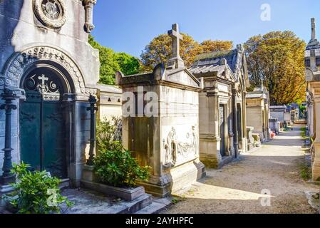 Friedhof von Montmartre in Paris, Frankreich Stockfoto