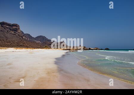 Fazayat Strand in der Nähe von salalah im Oman Stockfoto