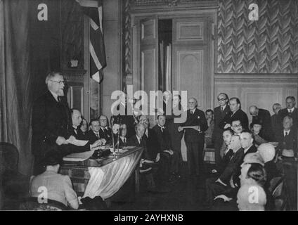 Frans Van Cauwelaert-1940-Limoges. Stockfoto