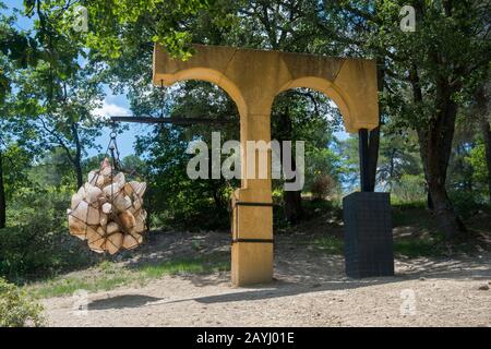 Chateau La Coste Provence Weingut, Weinberg, und Kunst Museum - das