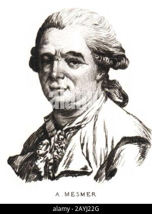 Franz Anton Mesmer. Stockfoto