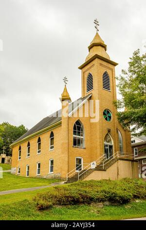 St. Marys orthodoxe Kirche, 5222 Front Street, Jenners, PA Stockfoto