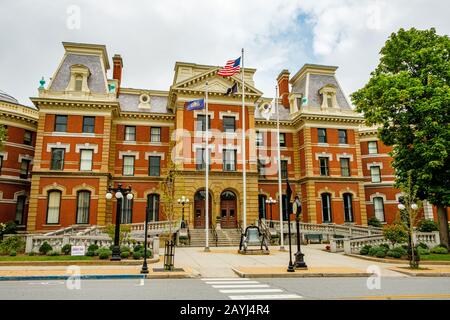 Cambria County Courthouse, 200 South Center Street, Ebensburg, PA Stockfoto