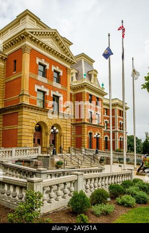 Cambria County Courthouse, 200 South Center Street, Ebensburg, PA Stockfoto