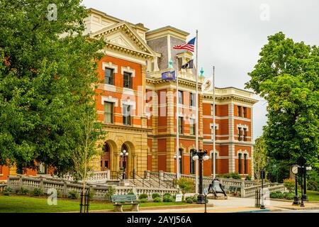 Cambria County Courthouse, 200 South Center Street, Ebensburg, PA Stockfoto