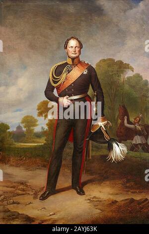 Franz Krüger - Friedrich Wilhelm IV. (1844). Stockfoto