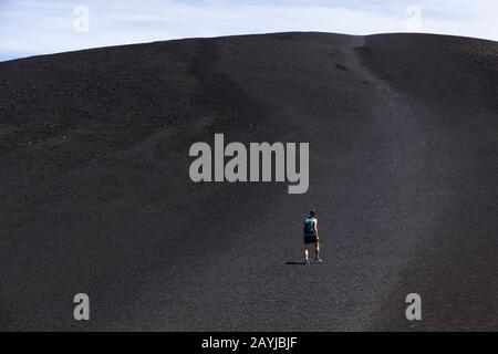 Inferno Cone, Krater des Moon National Monument and Preserve, Idaho, Vereinigte Staaten Stockfoto