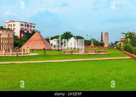 Kota, INDIEN - 21. SEPTEMBER 2019: Seven Wonders Park in Kota City im indischen Bundesstaat Rajasthan Stockfoto