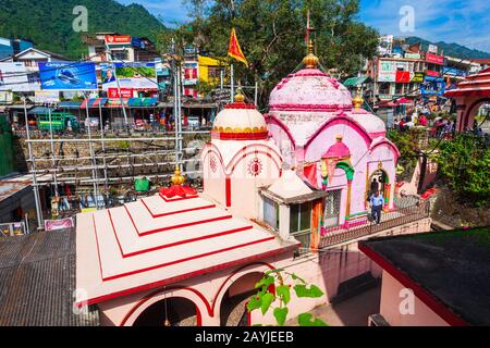 Mandi, INDIEN - 05. OKTOBER 2019: Tempel von Siddh Kali in Mandi, Bundesstaat Himachal Pradesh in Indien Stockfoto