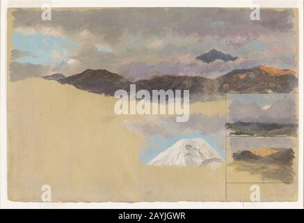 Frederic Edwin Church - Studien zum Berg Chimborazo, Ecuador Stockfoto