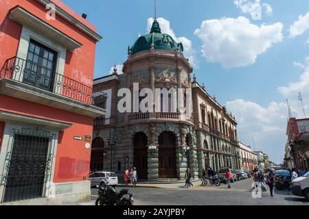 Das Theater in Oaxaca City, Mexiko. Stockfoto