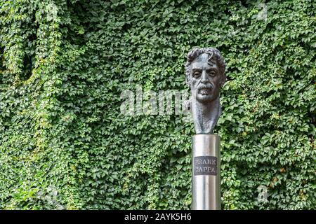 Vilnius, Litauen - 10. August 2019: Frank Zappa Memorial Stockfoto