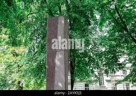 Vilnius, Litauen - 10. August 2019: KGB-Museum, Museum für Völkermord - Opfer Stockfoto