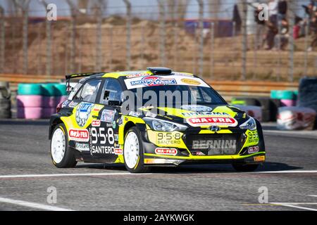 Adria Rally Show 2020 Wettbewerb auf dem Circuit "Adria International Raceway" Italien 15. Februar 2020 Stockfoto