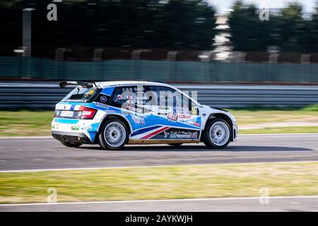 Adria Rally Show 2020 Wettbewerb auf dem Circuit "Adria International Raceway" Italien 15. Februar 2020 Stockfoto