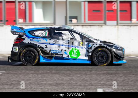 Adria Rally Show 2020 Wettbewerb auf dem Circuit "Adria International Raceway" Italien 15. Februar 2020 Stockfoto