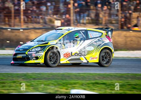 Adria Rally Show 2020 Wettbewerb auf dem Circuit "Adria International Raceway" Italien 15. Februar 2020 Stockfoto