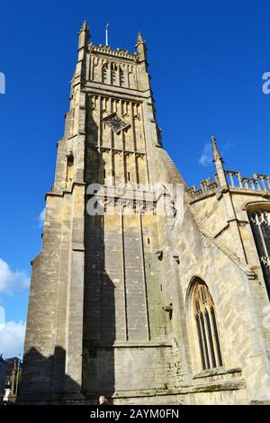 Pfarrkirche St John the Baptist, Cirencester, Gloucestershire, Großbritannien Stockfoto