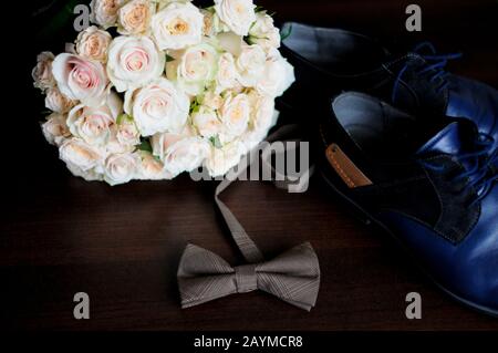 Brautkleid in Komposition Stockfoto