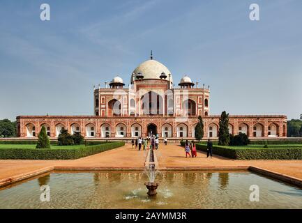 Humayuns Grab, Grab Von Nasiruddin Muhammad Humayun, Delhi, Indien Stockfoto