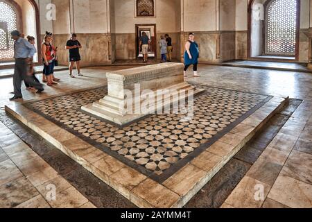 In Humayuns Grab, Grab Von Nasiruddin Muhammad Humayun, Delhi, Indien Stockfoto