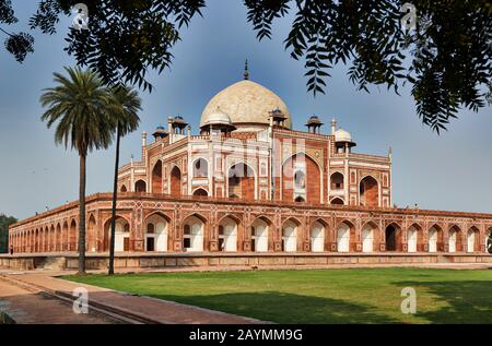 Humayuns Grab, Grab Von Nasiruddin Muhammad Humayun, Delhi, Indien Stockfoto