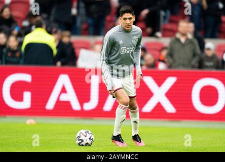 Amsterdam, Niederlande. Februar 2020. Amsterdam, 16-02-2020, JohanCruyff Arena, Saison 2019/2020, Niederländisches Fußball-EM-Spiel Ajax - RKC Waalwijk. AJAX-Spieler Edson Alvarez Credit: Pro Shots/Alamy Live News Stockfoto