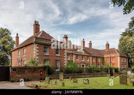 St. Edmundsbury Cathedral Deanery, Bury St Edmonds, Suffolk, England Stockfoto