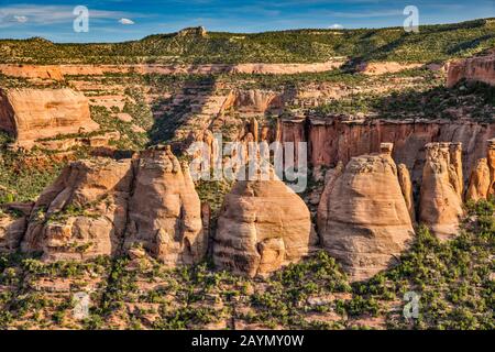 Koksöfen Felsformationen, Colorado National Monument, Colorado, USA Stockfoto