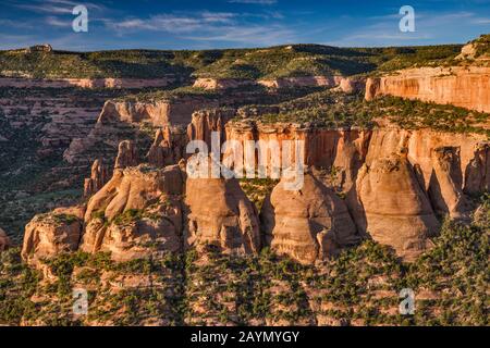 Koksöfen Felsformationen, Colorado National Monument, Colorado, USA Stockfoto