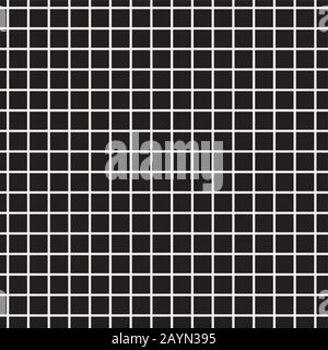 Abstraktes Mosaikgitter, Mesh-Hintergrund mit quadratischen Formen. Gitter, Gittermuster. Nahtlose Wiederholbarkeit. Einfache Vektorgrafiken für Ihr Design. Stock Vektor