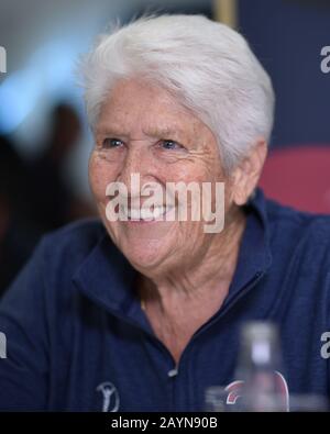 Berlin, Deutschland. Februar 2020. Dawn Fraser (Mitglied Der Laureus Academy). Ges/Laureus World Sports Awards 2020, Berlin, 16. Februar 2020 - weltweite Nutzung Credit: Dpa/Alamy Live News Stockfoto