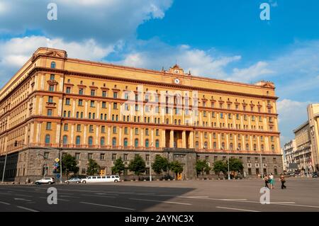 Lubyanka Buuilding ist der Hauptsitz des FSB, Moskau, Russland Stockfoto