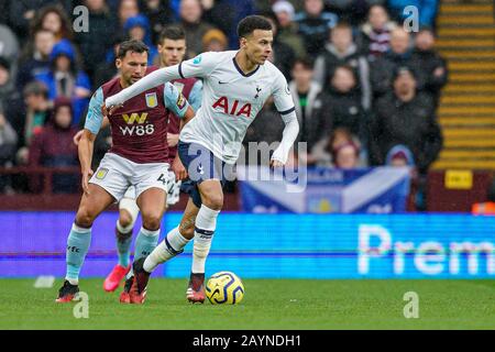 Birmingham, Großbritannien. Februar 2020. DELE Alli von Tottenham Hotspur während des Premier-League-Spiels zwischen Aston Villa und Tottenham Hotspur in Villa Park, Birmingham, England am 16. Februar 2020. Foto von Andy Rowland/Prime Media Images Credit: Prime Media Images/Alamy Live News Stockfoto