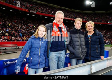 Amsterdam, Niederlande. Februar 2020. Amsterdam, 16-02-2020, JohanCruyff Arena, Saison 2019/2020, Niederländisches Fußball-EM-Spiel Ajax - RKC Waalwijk 3-0. Vrienloterij Credit: Pro Shots/Alamy Live News Stockfoto
