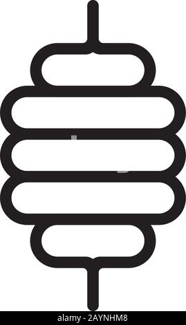 Eine isolierte Biene House Illustration auf weißem Hintergrund, Vector Design Template, Black and White Simple Logo Icon, EPS 10 File Project Stock Vektor