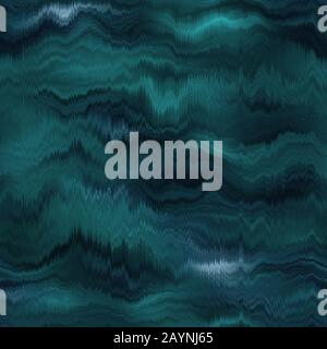 Lebhafte, degradlinige Weichzeichnung ombre launische surreale Farbmuster aus Teal Stockfoto